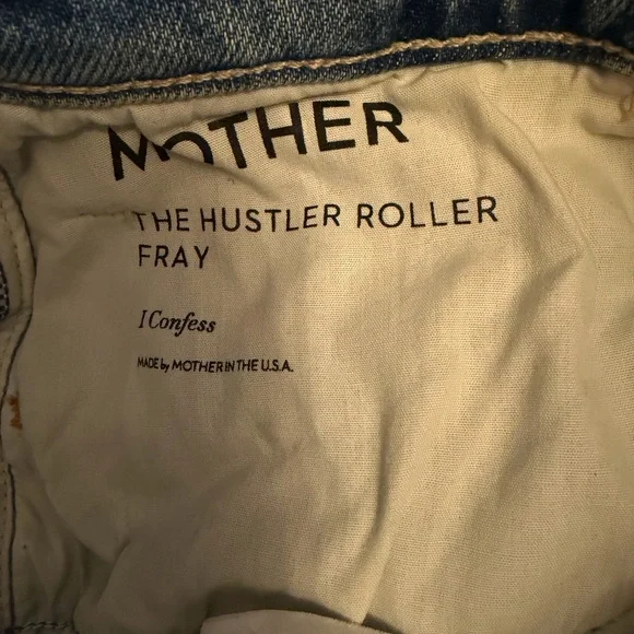 MOTHER The Hustler Roller Fray Jeans 28 - Picture 8 of 9